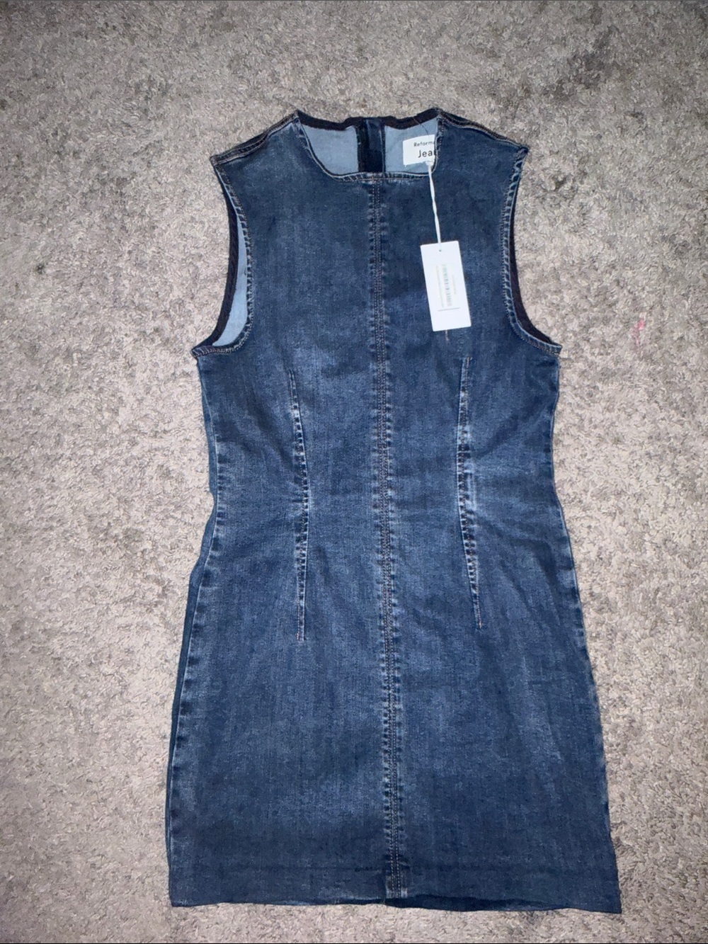 REFORMATION Kendi Denim Mini Dress 6